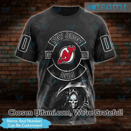 New Jersey Devils Tee 3D Personalized Grim Reaper Gift