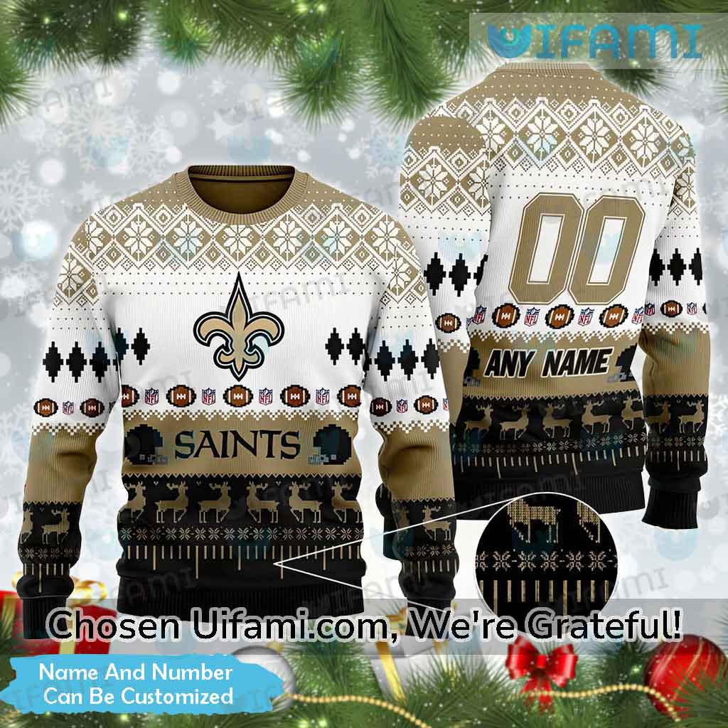 Saints Ugly Sweater Grateful Dead New Orleans Saints Gift Items -  Personalized Gifts: Family, Sports, Occasions, Trending