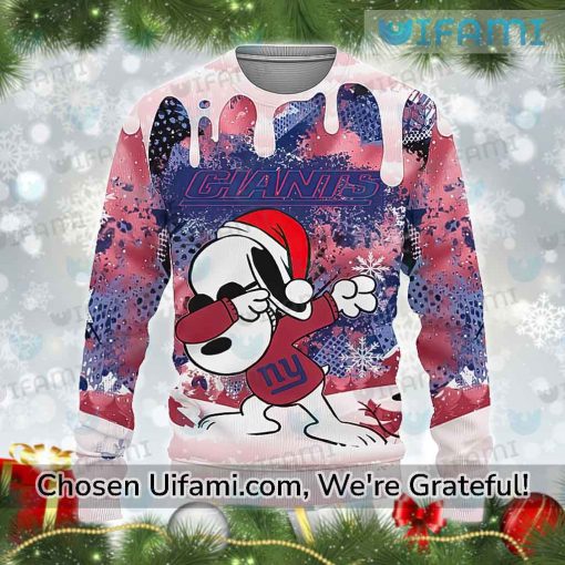 New York Giants Sweater Snoopy NY Giants Gifts For Him