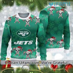 New York Jets Christmas Sweater Astonishing Skull Jets Gift Ideas