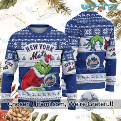 New York Mets Ugly Sweater Selected Grinch Unique Mets Gifts