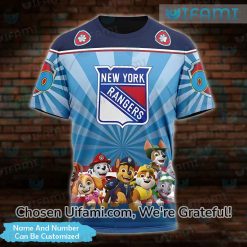 New York Rangers Mens T Shirt 3D Personalized Paw Patrol Gift Best selling