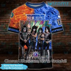 New York Rangers Tee 3D Personalized Kiss Band Gift Exclusive