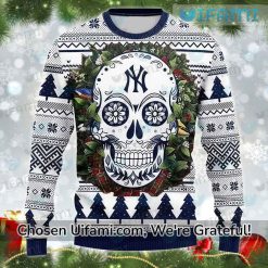 New York Yankees Sweater Cheerful Sugar Skull New York Yankees Gift