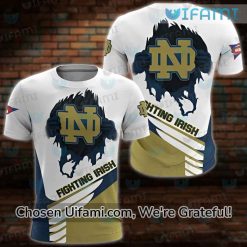 Notre Dame Baseball Shirt 3D Glamorous Notre Dame Gift Ideas