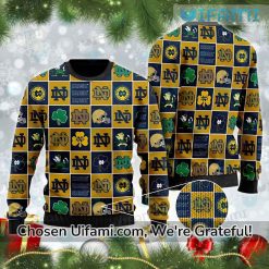 Notre Dame Ugly Sweater Irresistible Gifts For Notre Dame Fans Best selling