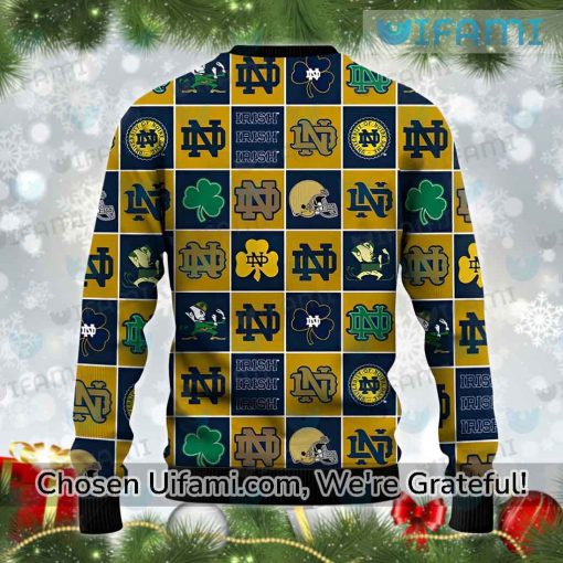 Notre Dame Ugly Sweater Irresistible Gifts For Notre Dame Fans