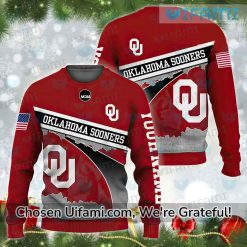 OU Sweater Comfortable Oklahoma Sooners Football Gifts