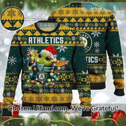 Oakland Athletics Sweater Unexpected Baby Yoda Oakland AS Gift Best selling
