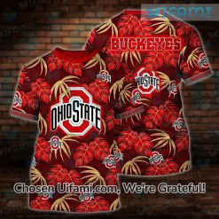 Ohio State Mens Shirt 3D Beautiful Ohio State Buckeyes Gift