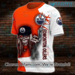 Custom Vintage Oilers T-Shirt 3D Famous Native American Edmonton Oilers Gifts