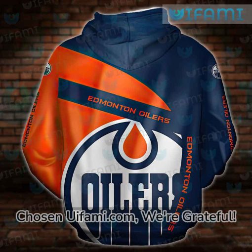 Oilers Zip Up Hoodie 3D Novelty Print Gift