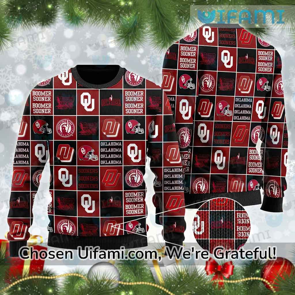 Oklahoma Sooners Ugly Christmas Sweater Eye-opening Sooners Gift