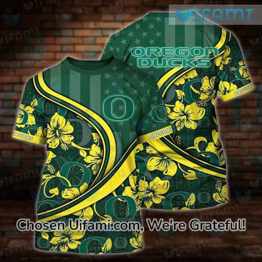 Oregon Ducks Football Shirt 3D Unforgettable Oregon Ducks Gift