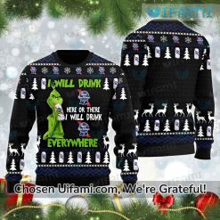 PBR Xmas Sweater Terrific Grinch Drink Everywhere Pabst Blue Ribbon Gift