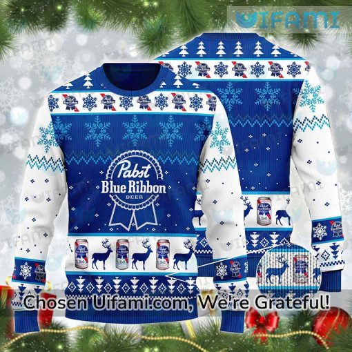 Pabst Christmas Sweater Surprising Pabst Blue Ribbon Gift