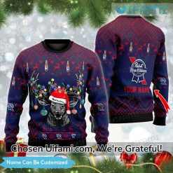 Pabst Ugly Sweater Custom Unexpected Pabst Blue Ribbon Gift Best selling