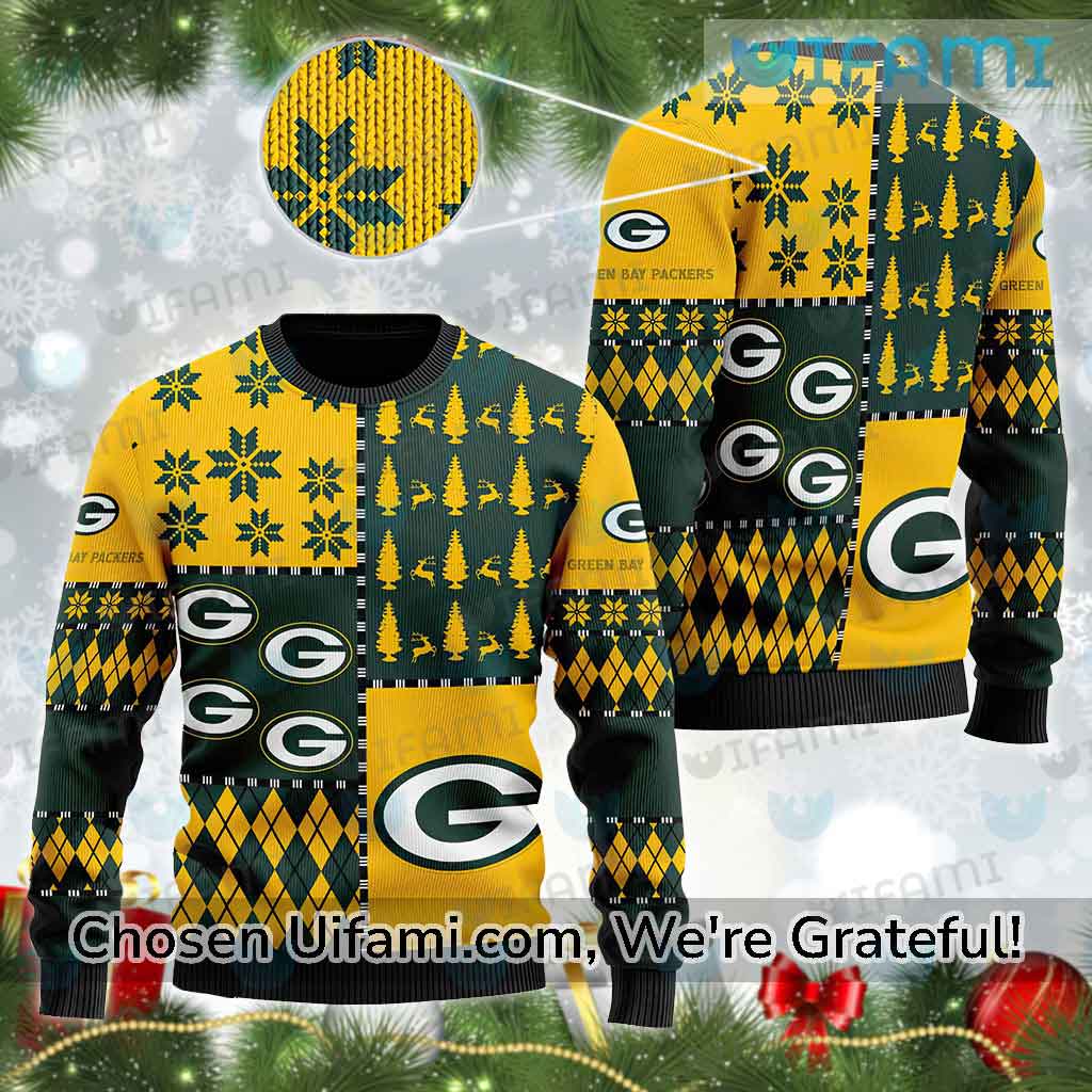 NFL Fans Green Bay Packers Grinch Hug Logo Ugly Christmas Sweater