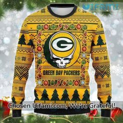 Packers Womens Sweater Grateful Dead Green Bay Packers Gift For Her