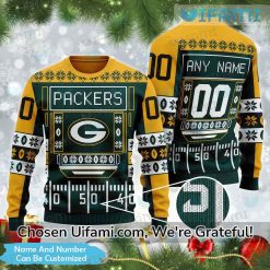 Packers Xmas Sweater Discount Custom Green Bay Packers Christmas Gift