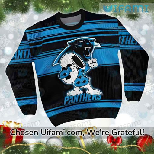 Panthers Ugly Sweater Exciting Snoopy Carolina Panthers Gift