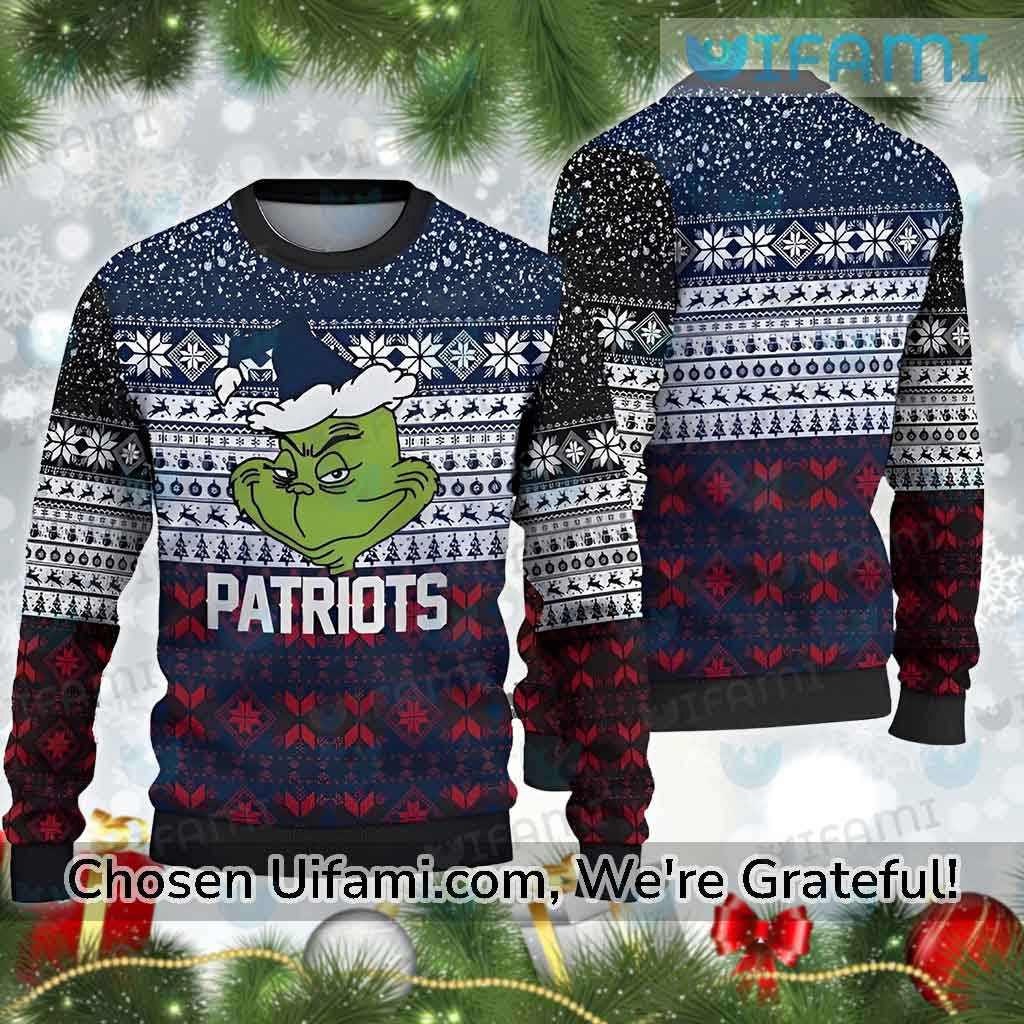 Patriots Sweater Mens Awe-inspiring Grinch New England Patriots Gift