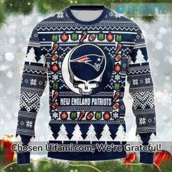 Patriots Ugly Christmas Sweater Novelty Grateful Dead New England Patriots Gift
