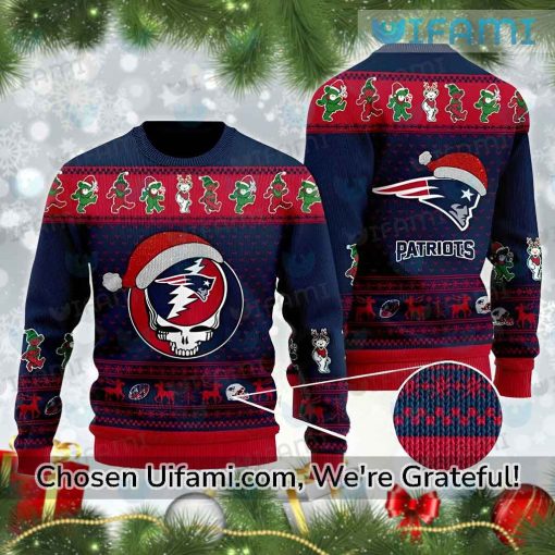 Patriots Xmas Sweater Special Grateful Dead New England Patriots Christmas Gift