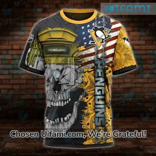 Penguins Shirts For Sale 3D Convenient Skull Gift