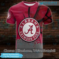 Personalized Alabama Tshirt Mens 3D Powerful Alabama Crimson Tide Gift Best selling