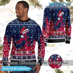 Personalized Atlanta Braves Christmas Sweater Best selling Gifts For Braves Fans Exclusive