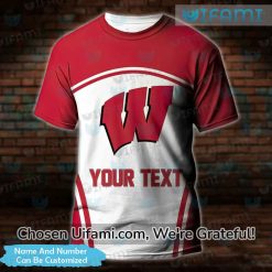 Personalized Badgers T-Shirt 3D Upbeat Wisconsin Badgers Gift Ideas