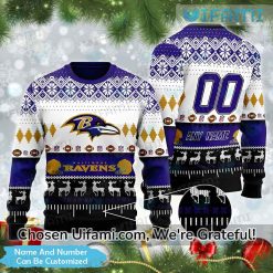Personalized Baltimore Ravens Sweater Superior Ravens Gift