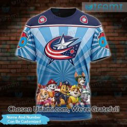Columbus Blue Jackets Baseball Shirt Colorful Iron Maiden Gift
