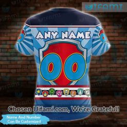 Personalized Blue Jackets T-Shirt 3D Paw Patrol Columbus Blue Jackets Gift