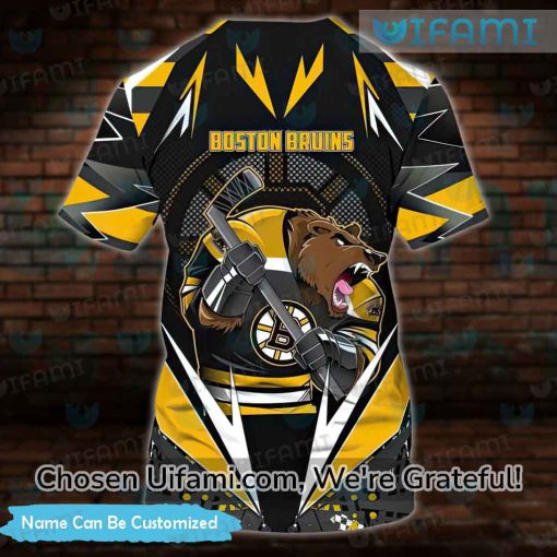 Personalized Boston Bruins Shirt 3D Colorful Bruins Gift