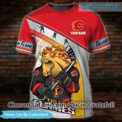 Personalized Calgary Flames Shirt 3D Secret Calgary Flames Gifts