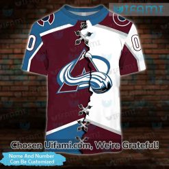 Personalized Colorado Avalanche T Shirt 3D Detailed Avalanche Gifts Best selling