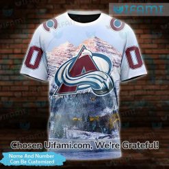 Personalized Colorado Avalanche Womens Shirt 3D Fun loving Avalanche Gifts Best selling