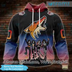 Personalized Coyotes Hoodie 3D Kiss Band Gift Best selling