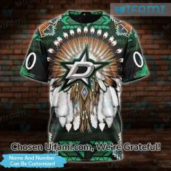 Personalized Dallas Stars New Shirt 3D Native American Dallas Stars Gift Best selling