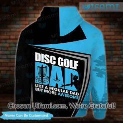 Personalized Disc Golf Dad Hoodie 3D Like A Regular Dad But More Awesome Gift Latest Model