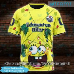 Personalized Edmonton Oilers Clothing 3D Basic SpongeBob Gifts For Oilers Fans Exclusive