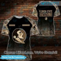 Personalized FSU Dad Shirt 3D Terrific Florida State Seminoles Gifts