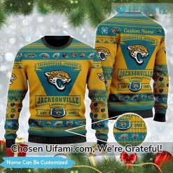 Personalized Jacksonville Jaguars Ugly Christmas Sweater Surprise Jaguars Gift
