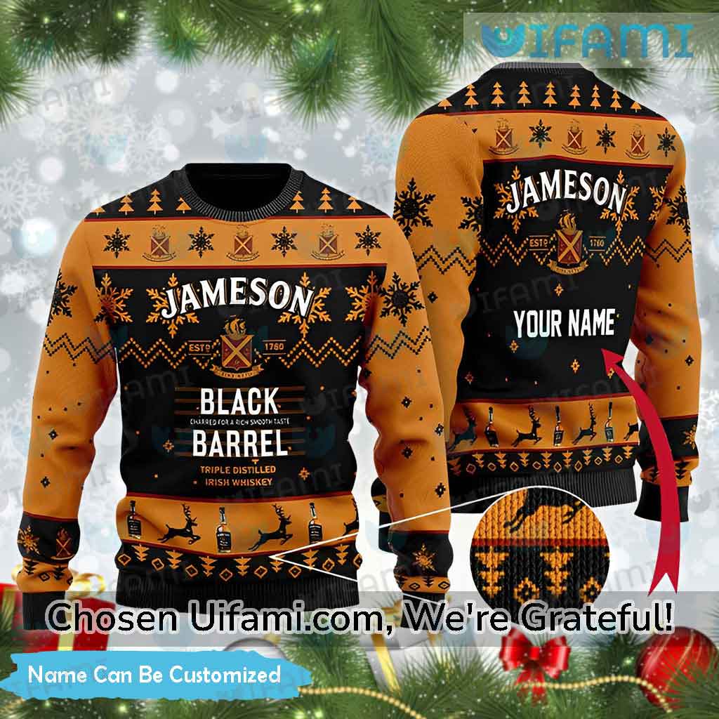 Personalized Jameson Ugly Christmas Sweater Special Jameson Gift