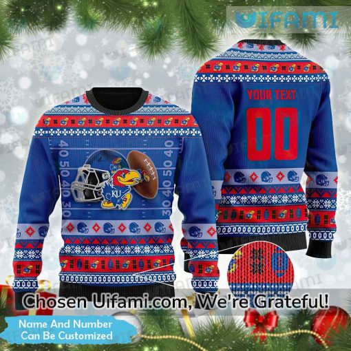 Personalized Jayhawks Sweater Wondrous Kansas Jayhawks Gift