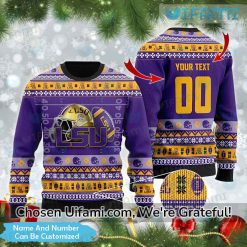 Personalized LSU Womens Sweater Surprise LSU Tigers Gift