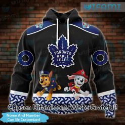 Personalized Maple Leafs Hoodie 3D Paw Patrol Gift Best selling