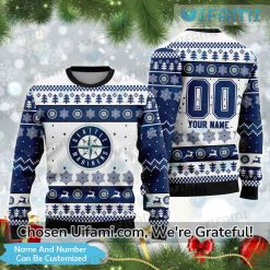 Personalized Mariners Ugly Christmas Sweater Discount Seattle Mariners Gifts